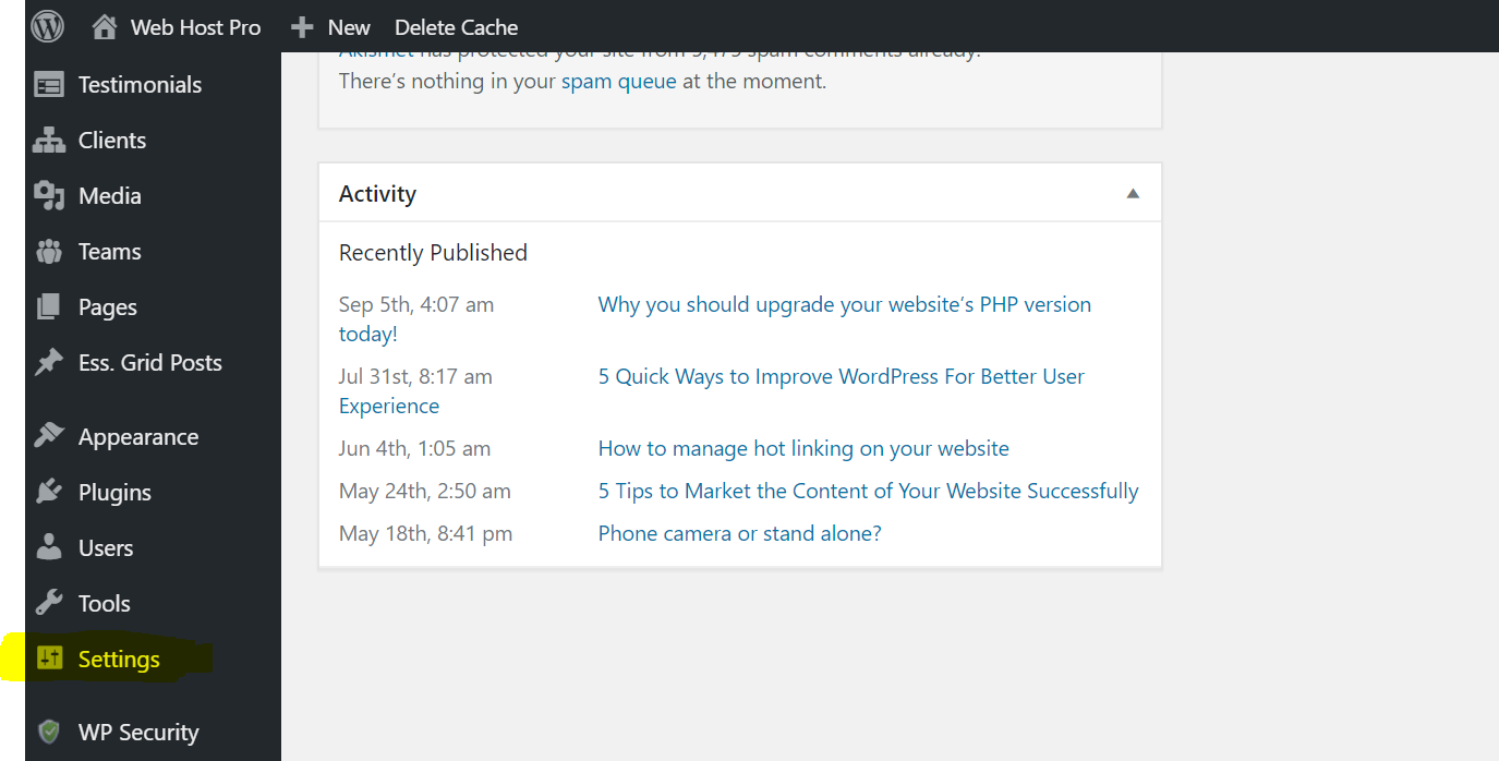 WordPress ssl
