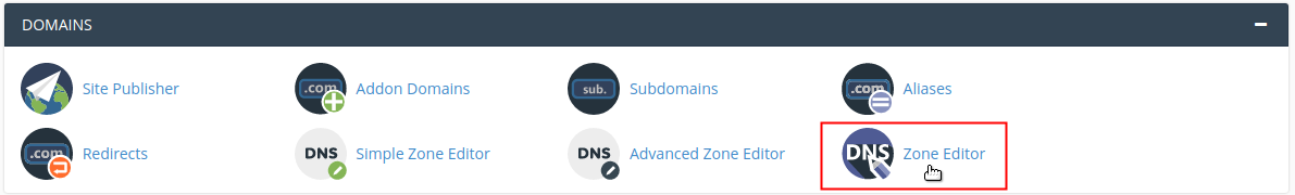 zone editor